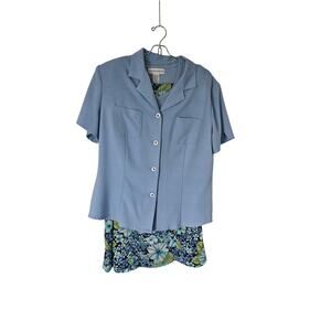 Women's 3 piece skirt set  Size 14 and medium blouse Sag Harbor
